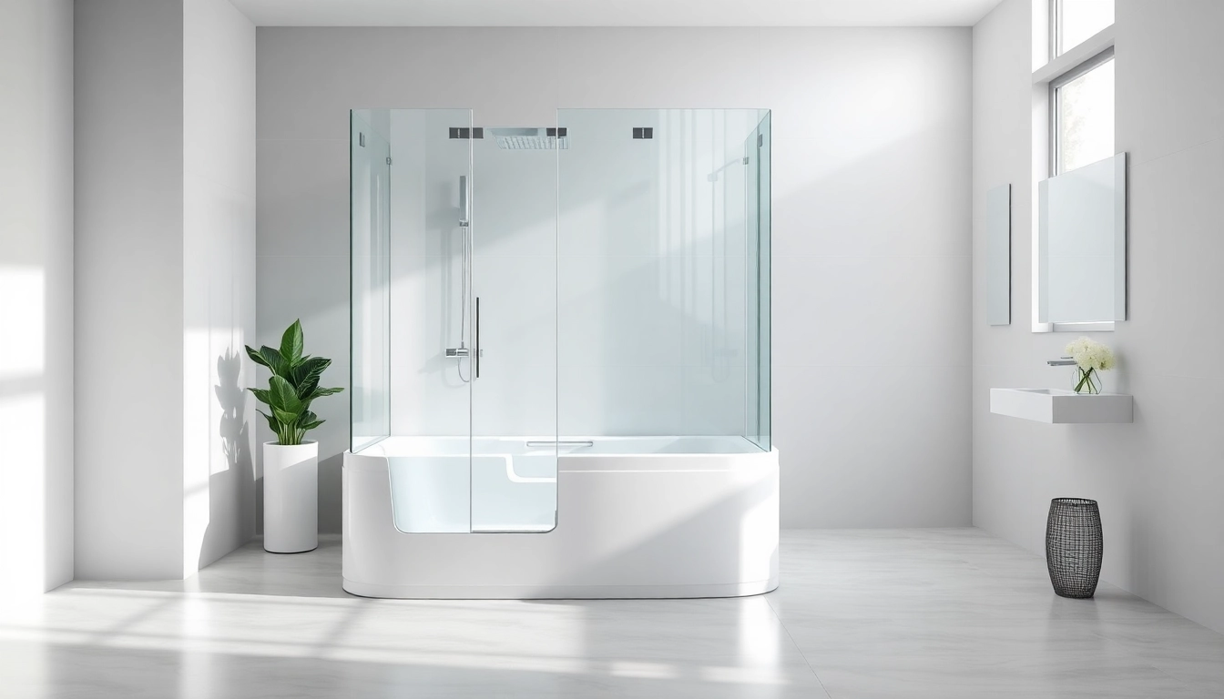Erleben Sie den Luxus der sonni Duschkabine mit modernem Design und eleganten Oberflächen.