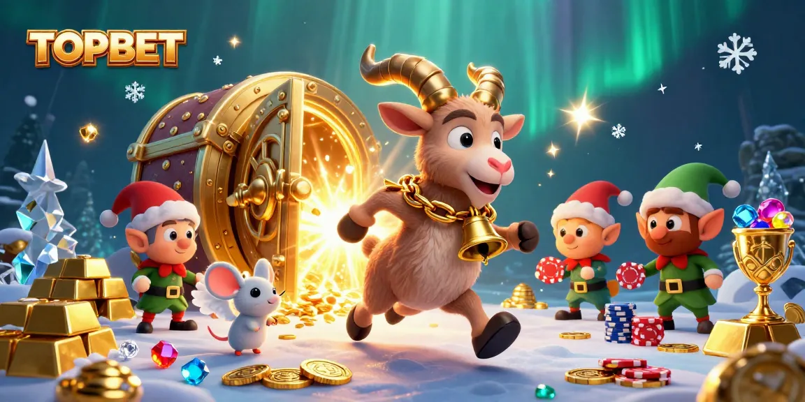 Join the fun at TOPBET while the Krampus goat runs a festive holiday-horror casino