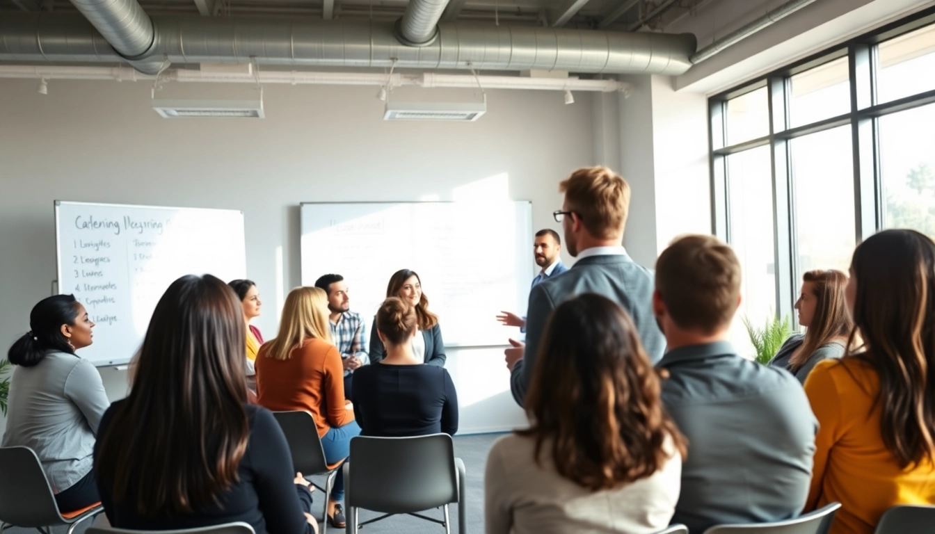 Engaged participants in a Career coaching workshop led by a professional coach.