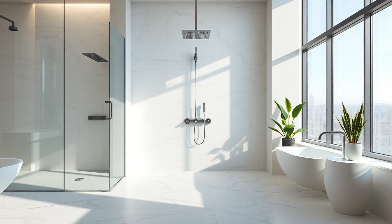 Experience elegant showers au in a modern luxury bathroom featuring stylish designs.