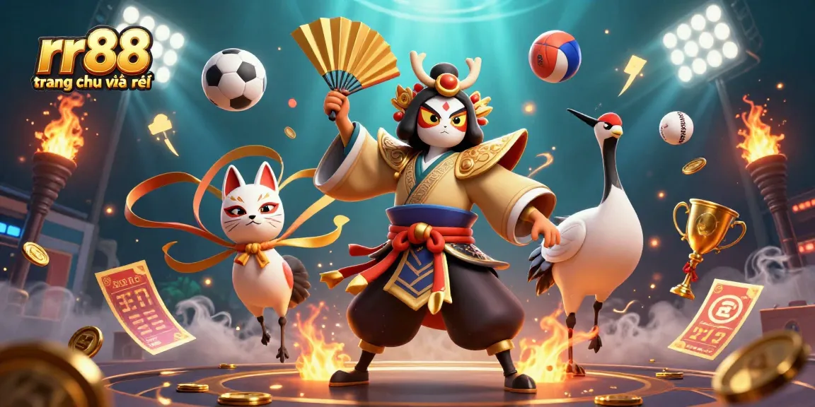 Experience thrilling action at rr88 trang chủ chính thức with vibrant characters and dynamic sports elements.