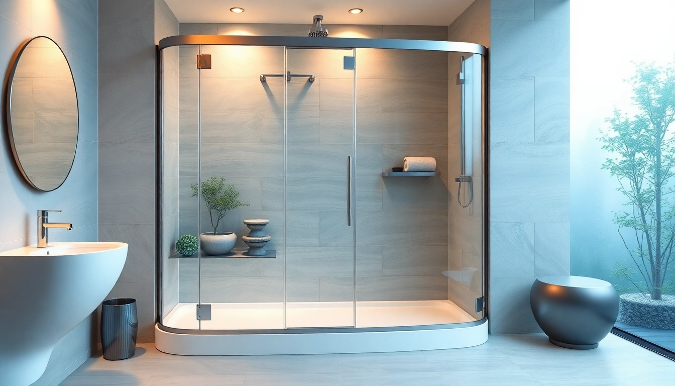 Moderne duschkabine 80x80 eckeinstieg in stilvollem Badezimmer mit eleganten Details.