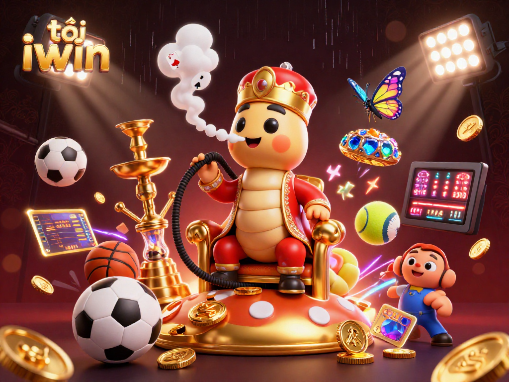 Maximize wins with tải iwin's vibrant gambling scene featuring fun casino elements and engaging characters.