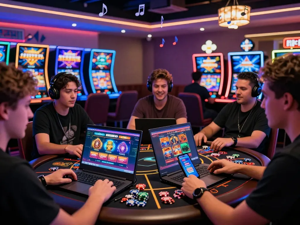 Bomwin online gaming platform engaging players in a vibrant casino environment.